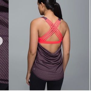 Lululemon Wild tank in Heathered Black Cherry